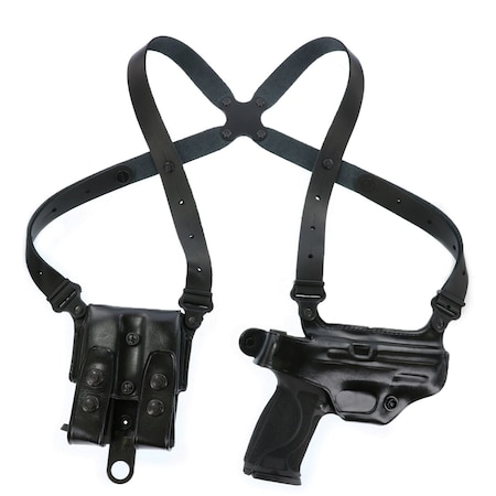 Galco Gunleather Miami Classic Shoulder System, Color Black, Fit Code 228, Hand Right MC228B